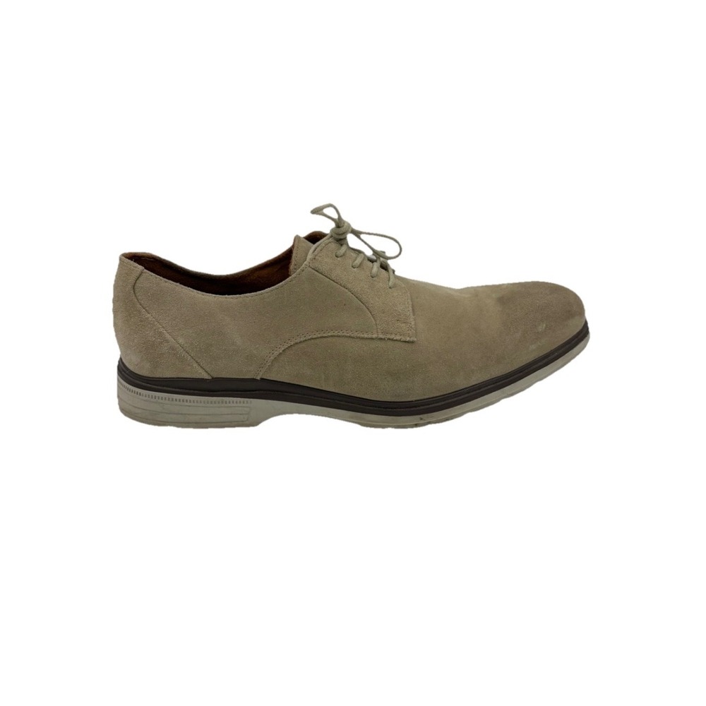 Stacy Adams Tayson Tan Suede Shoes Oxford Derby Men 11 Redzone Minimalist READ